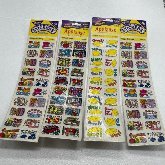 Applause Vintage Assorted Sticker Packs - Picture 2 of 7